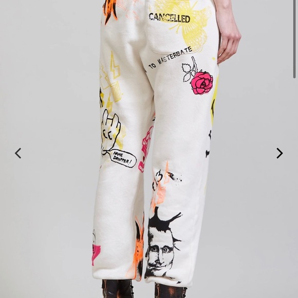 NEW R13 GRAFFITI DROP SWEATPANT. Size small - Picture 9 of 12